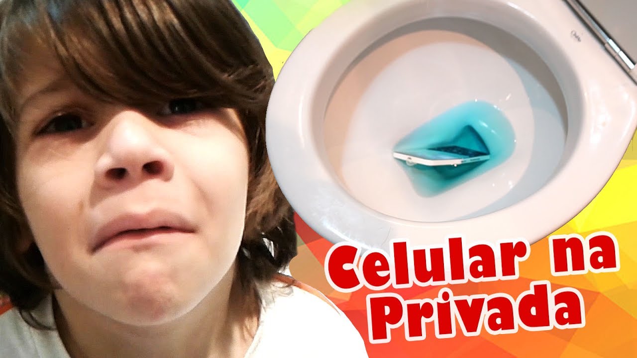 Celular na Privada ( DIY, Como fazer) com Sarinha