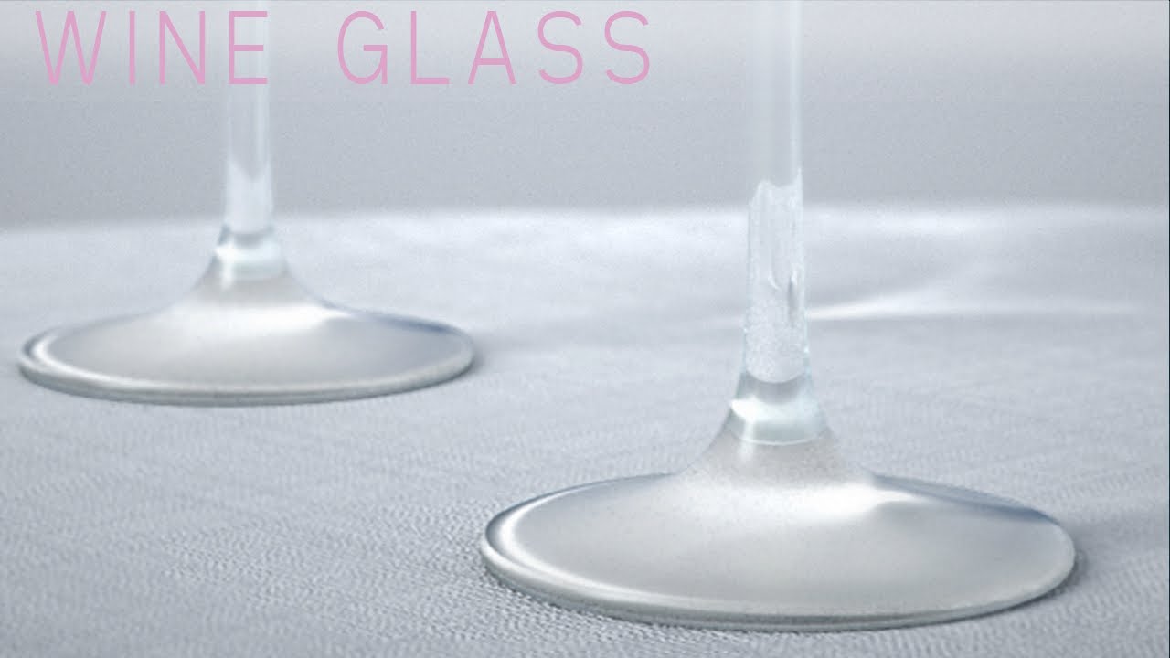 Modeling / Rendering Wine Glass in Maya with Mental Ray