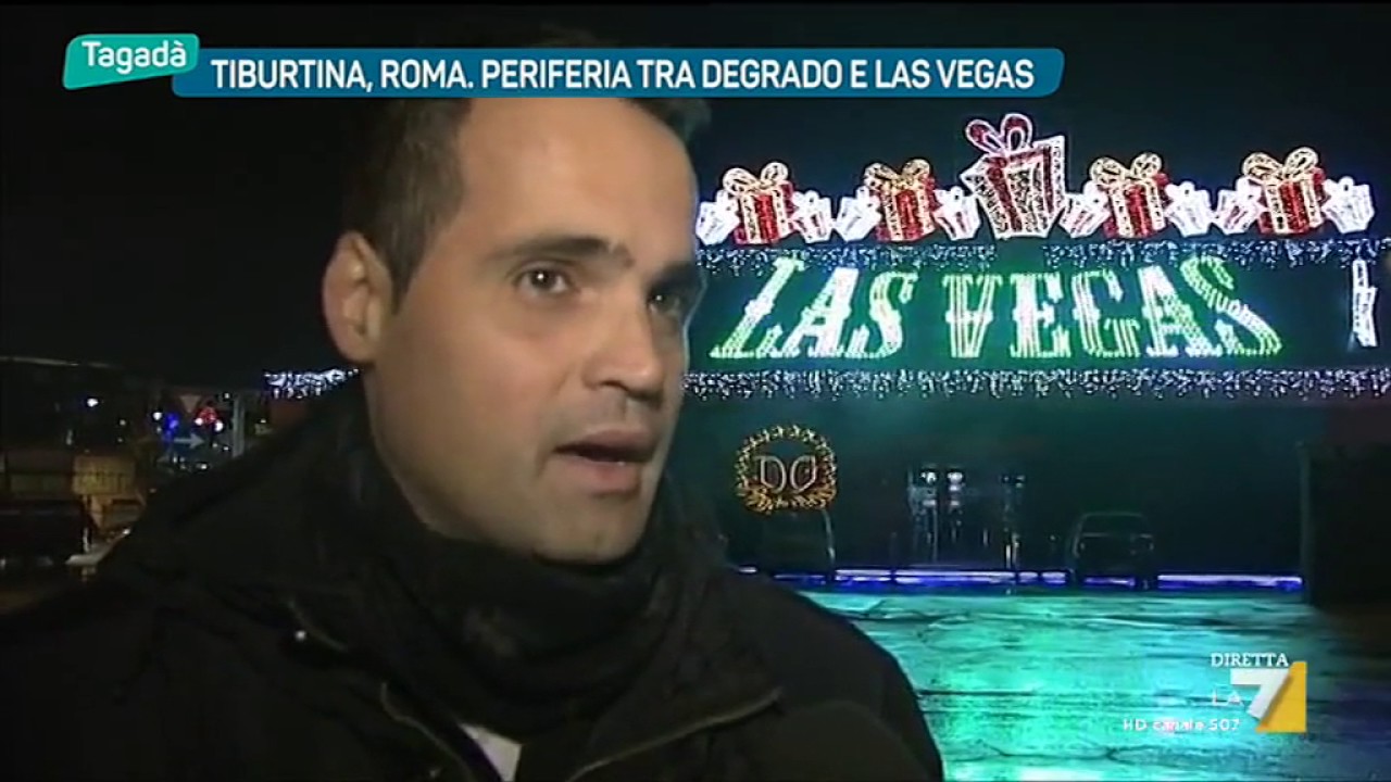 Tiburtina, Roma periferia tra degrado a Las Vegas