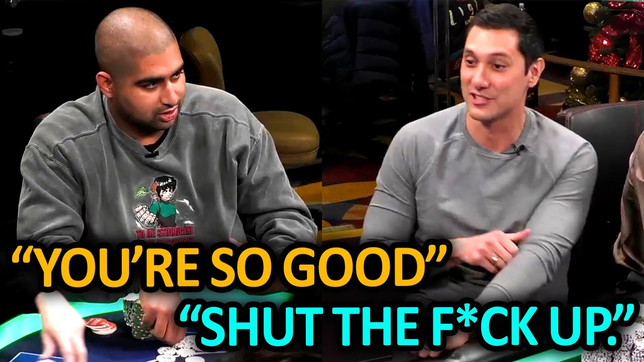 Double M is So Tilted After All 3 Players Had A Straight @HustlerCasinoLive