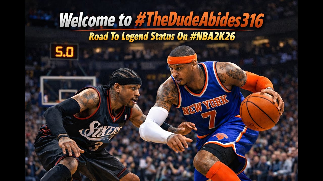 Welcome to #TheDudeAbides316 Road to Legend Status on #NBA2k26
