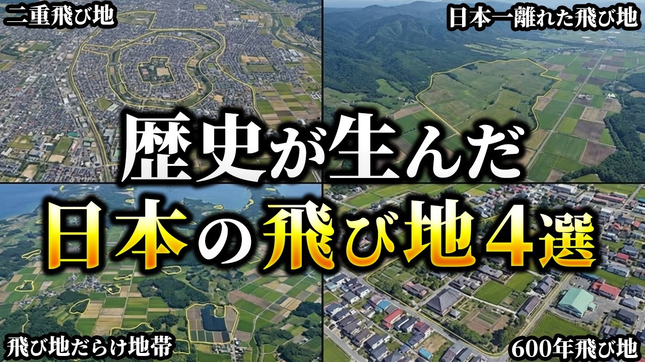 【ゆっくり解説】なぜここだけ孤立しているのか&hellip;日本の奇妙すぎる飛び地4選
