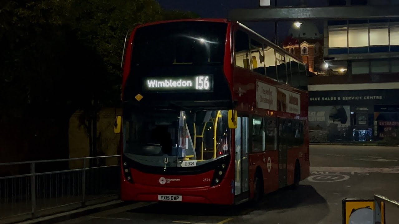 Enviro 400MMC Pushed to it’s Absolute Limits on Route 156 - 2524 (YX15OWP)