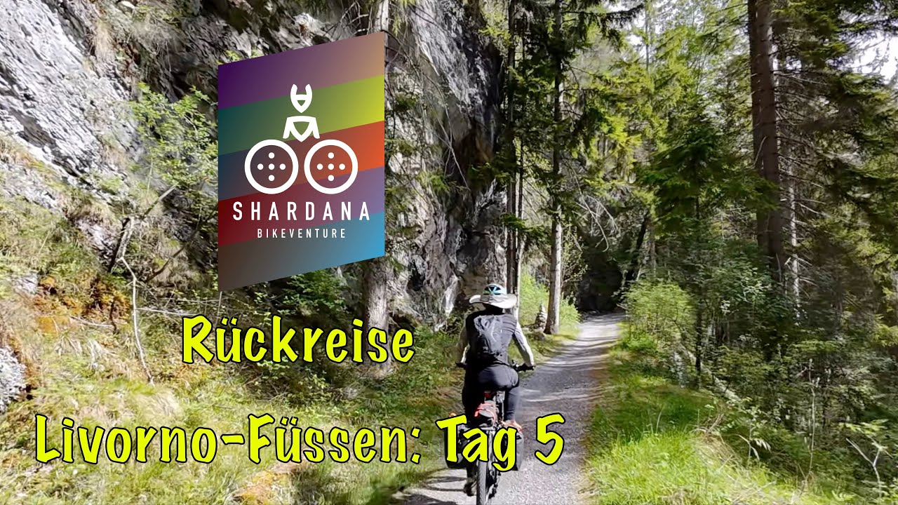 Rückreise Livorno - Füssen: Tag 5 - von Tarrenz über den Fernpass nach Füssen