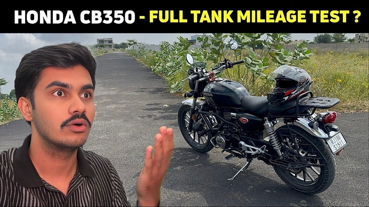 Honda Highness Cb350 Full Tank ⛽️ Mileage Test | Full Tank Fuel Me Bike Kitna Chalegi?