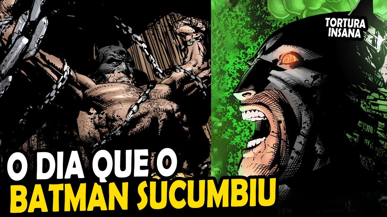 BATMAN É TORTURADO PELO ESPANTALHO E PERDE A RAZÃO!