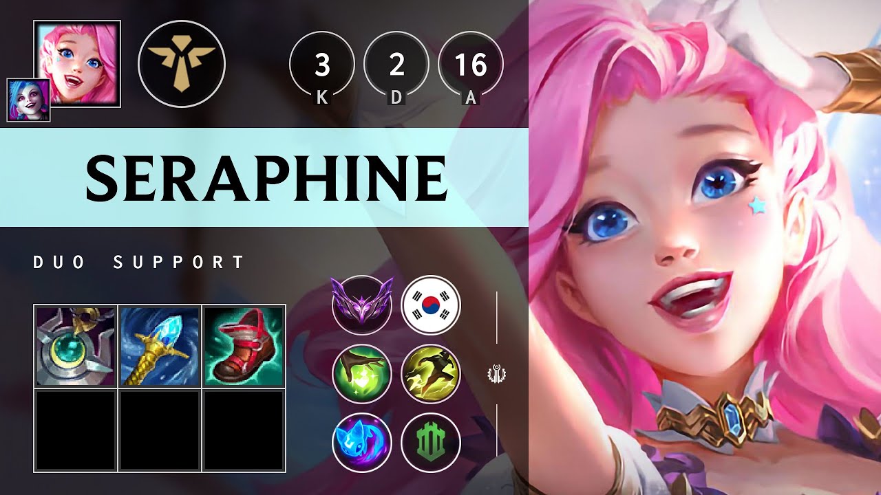 Seraphine Support vs Blitzcrank - KR Master Patch 25.19