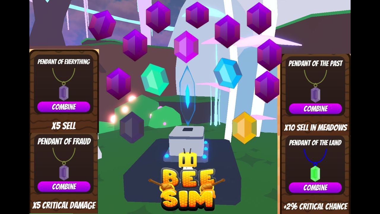 Bee Sim Step By Step Guide To Make All the Pendants