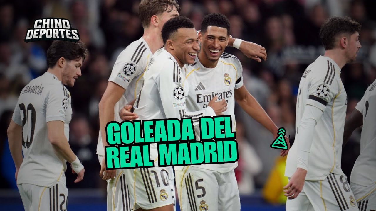 Chino Deportes: Goleada del Real Madrid