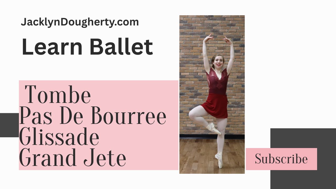Балет Tombe Pas De Bourree Glissade Grand Jete Learn с Жаклин Догерти