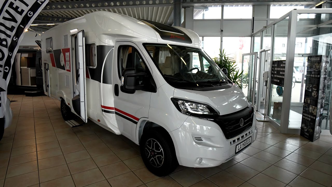 Tolles Design | FULL GFK teilintegrierte Wohnmobile 2023 aus Bayern | La Marca 78