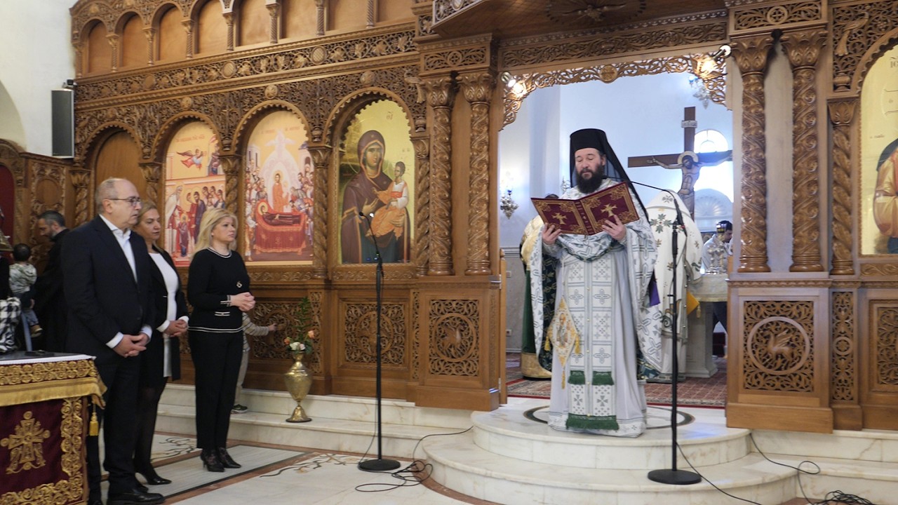 ΑΡΧΙΕΡΑΤΙΚΗ ΘΕΙΑ ΛΕΙΤΟΥΡΓΙΑ ,ΧΟΡΟΣΤΑΤΟΥΝΤΟΣ ΤΟΥ ΣΕΒΑΣΜΙΩΤΑΤΟΥ  ΜΗΤΡΟΠΟΛΙΤΟΥ ΜΑΣ κ.κ. ΓΑΒΡΙΗΛ.