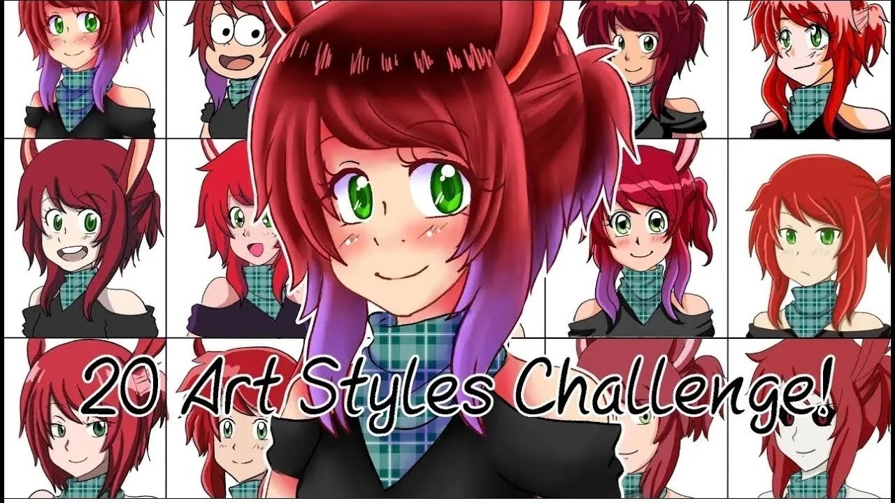 20 Art Styles Challenge! (I make in 2020)