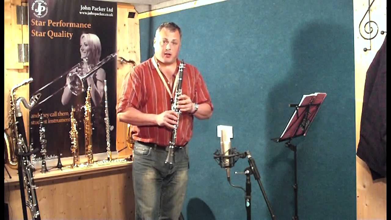 JP021 Bb clarinet demonstration by Pete Long - John Packer Ltd
