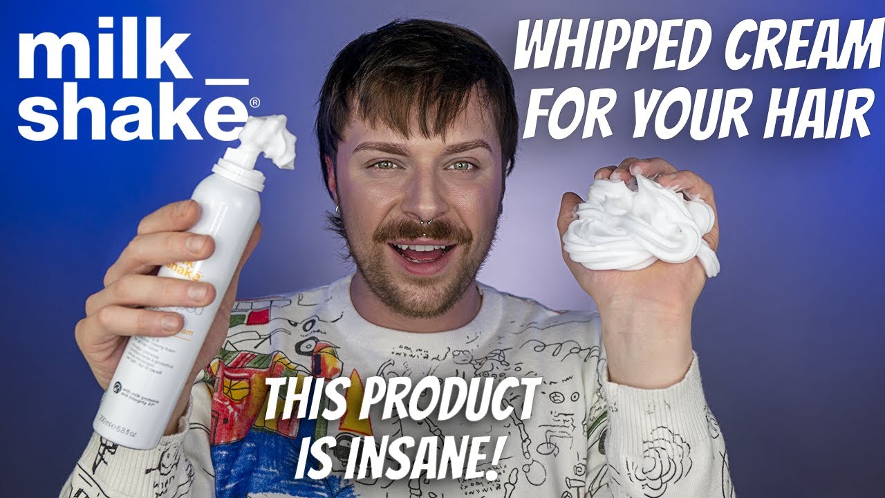 MILKSHAKE WHIPPED CREAM LEAVE IN FOAM | Review | Milk Shake Hair Products | Leave In Hair Foam