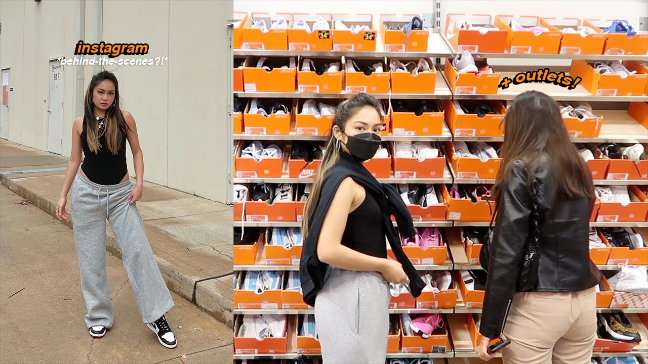 JEOrnal📀 let's go to the OUTLETS 🛍 *taking my IG photos + satisfying my 🚩 cravings lmao* 😋