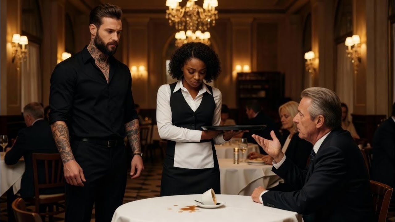 The Black Waitress Was Forced to Apologize Publicly — The Mafia Boss Interrupted
