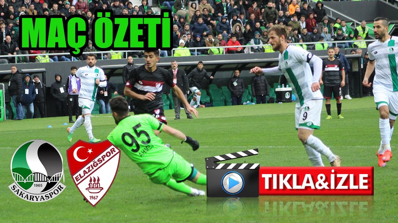 Sakaryaspor-Elazığspor maç özeti