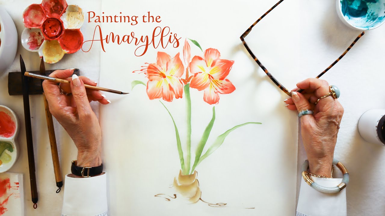 Painting the Amaryllis