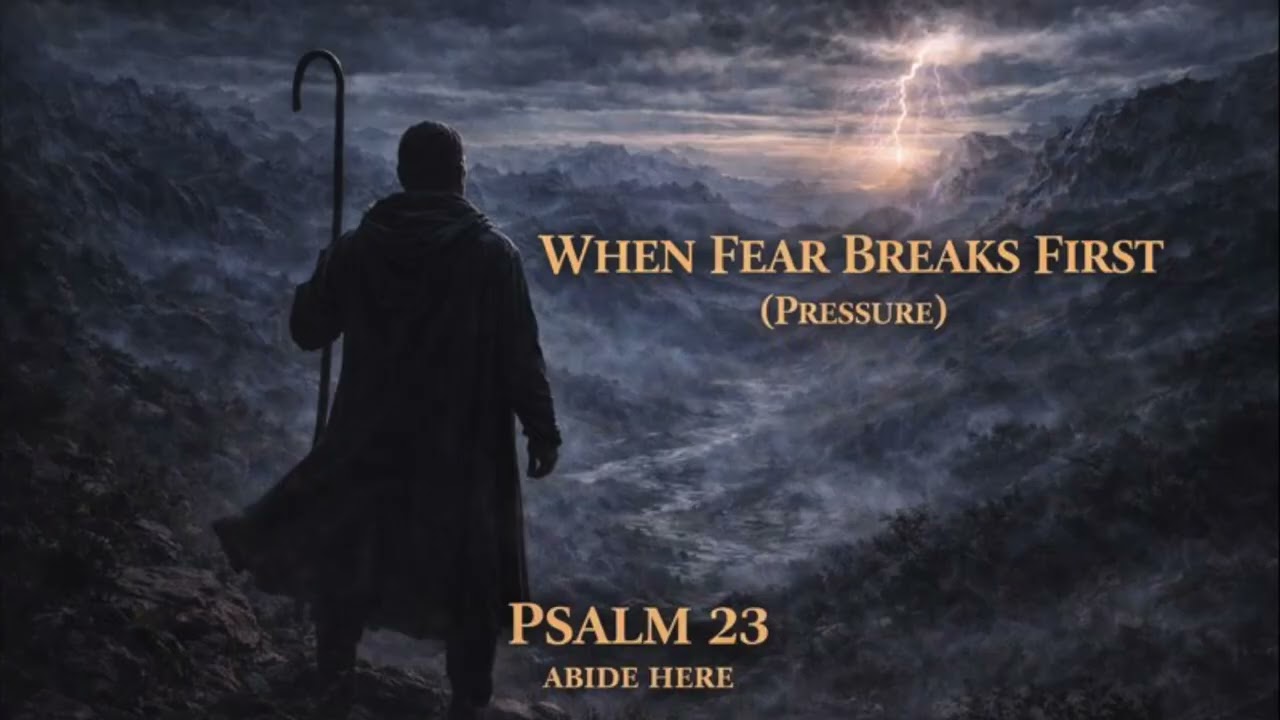 When Fear Breaks Free (Pressure) — Psalm 23 | Abide Here