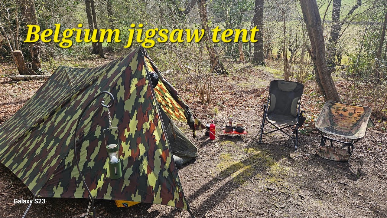 Wild camp at Brockwell woods in a jigsaw tent with crash outdoors you know it makes sense