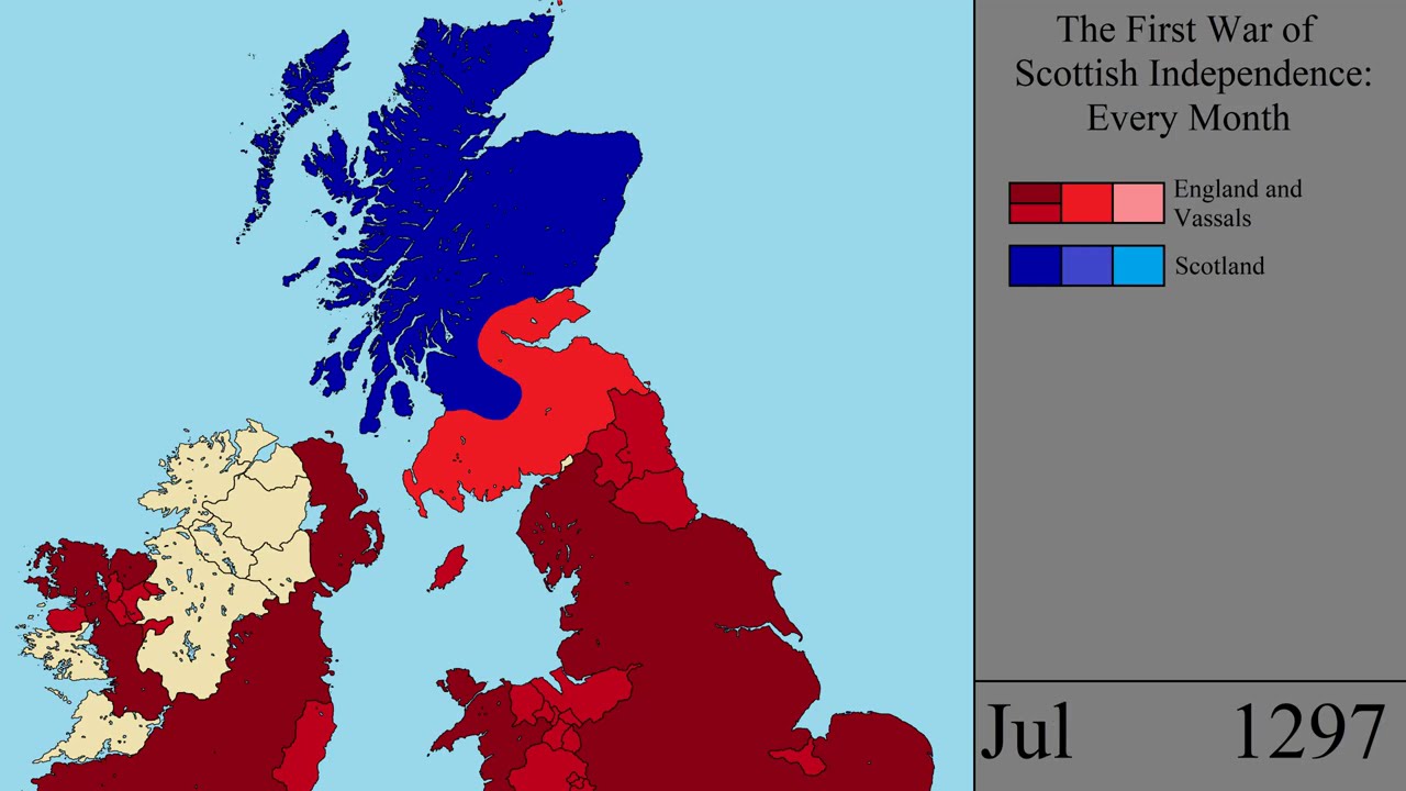 The First War of Scottish Independence: Every Month