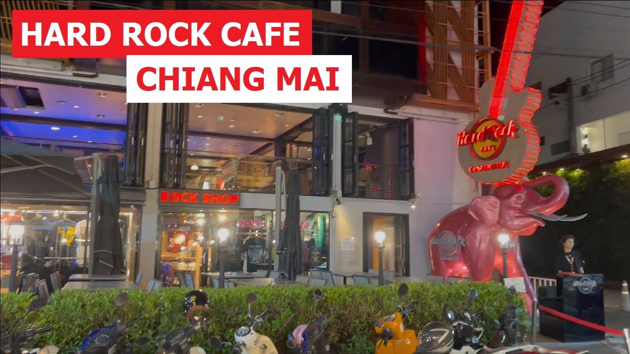 Hard Rock Cafe Chiang Mai (& Rock Shop), Thailand - Quick Tour