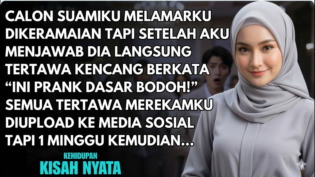 TUNANGANKU PERMALUKANKU DI DEPAN SEMUA ORANG - TAPI 1 MINGGU KEMUDIAN DIA HISTERIS MEMOHON AMPUN!