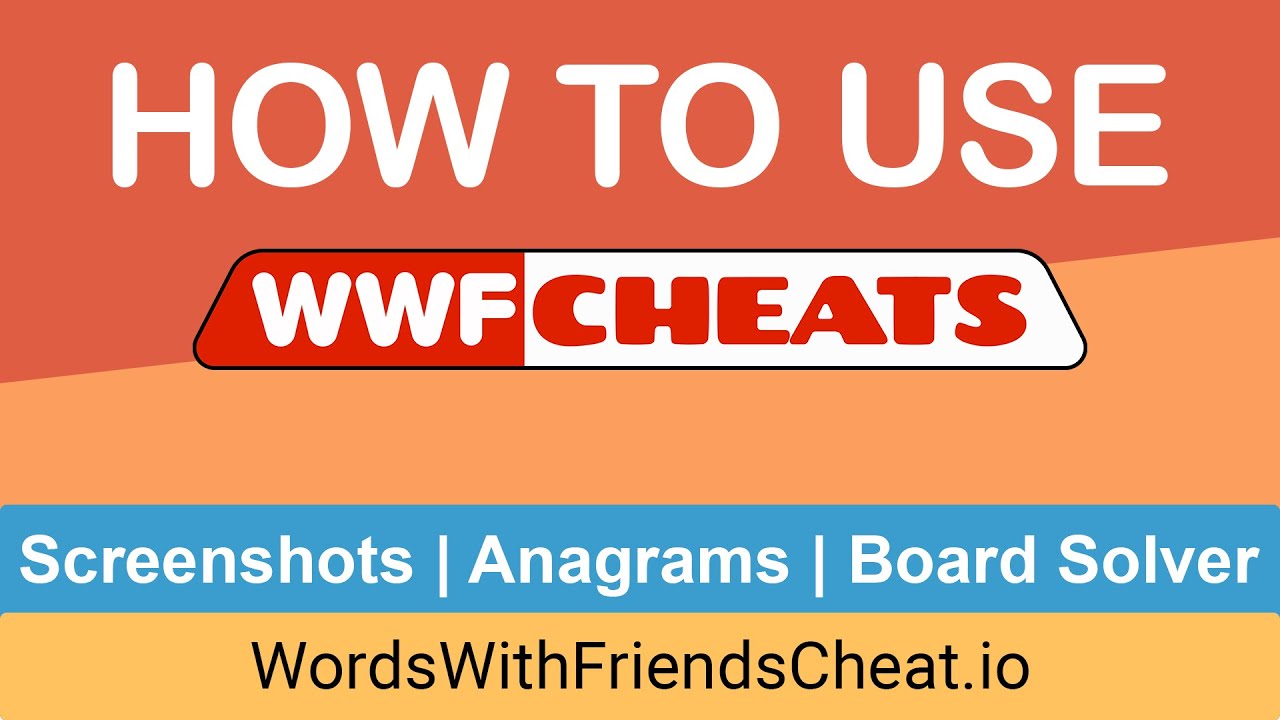 Words With Friends Cheat .IO - The Best Answers for WWF and WWF2 with Screenshot Solver
