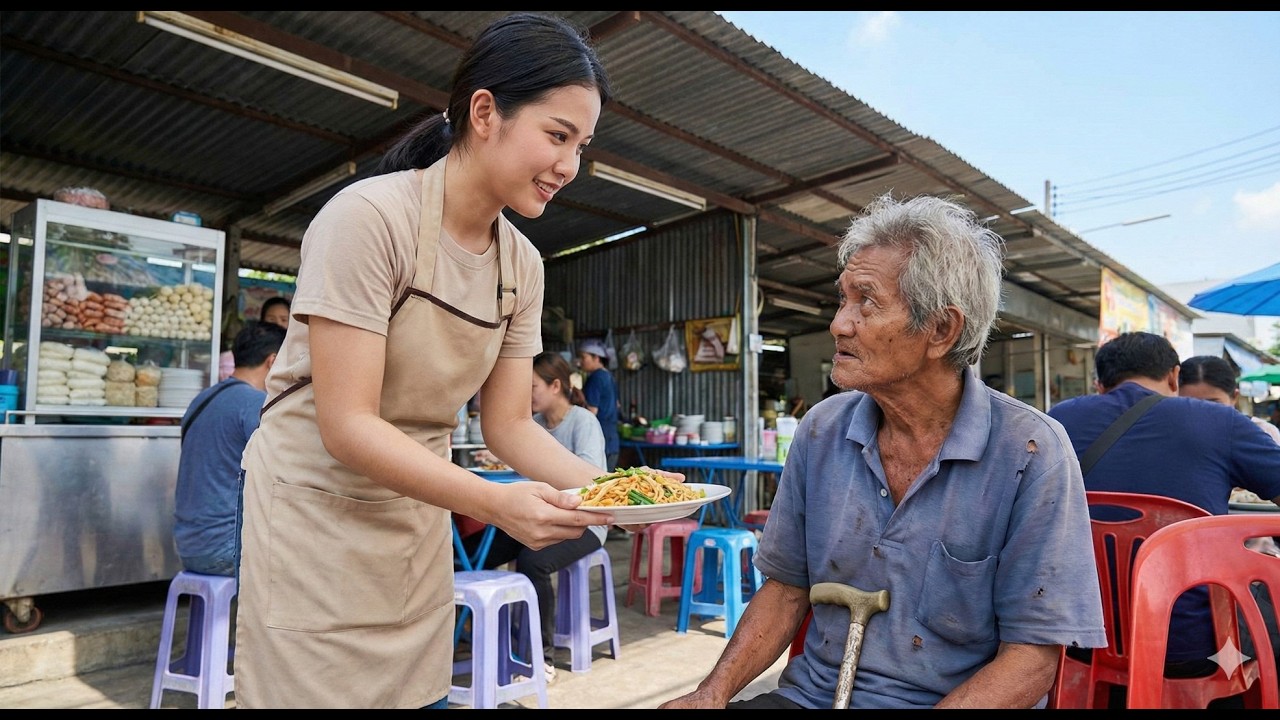 เด็กเสิร์ฟแบ่งอาหารให้ชายชรา ทุกวัน…ไม่รู้ว่าเขาคือมหาเศรษฐีที่กำลังทดสอบเธอ