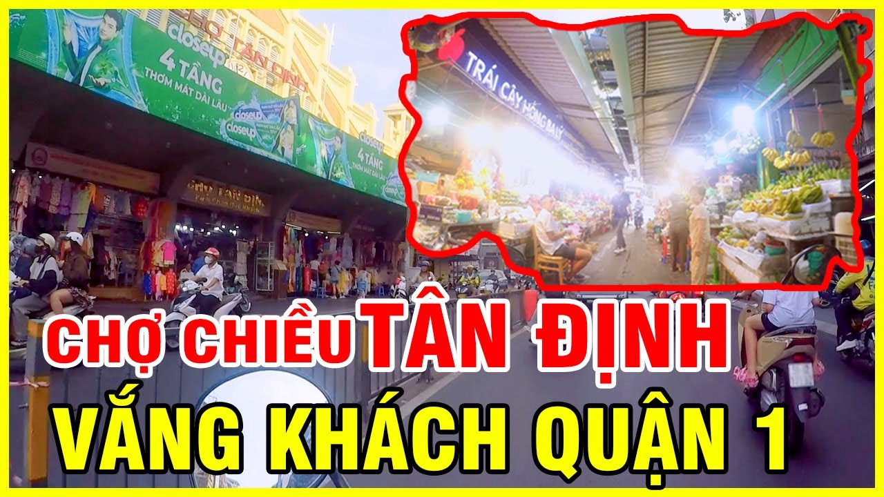 Chợ Tân Định Vắng Khách Quận 1 - Nhật Ký Sài Gòn TV