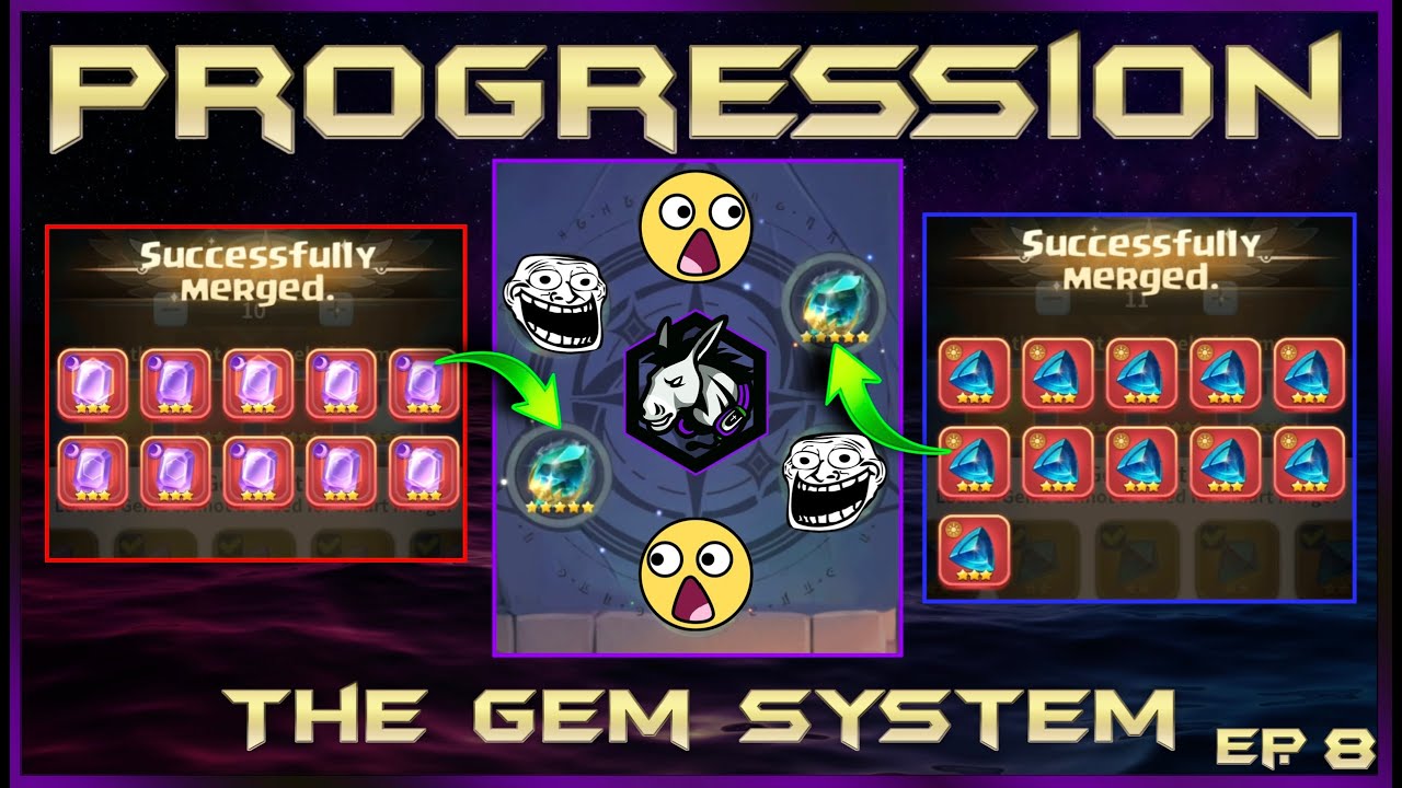 500 gems Unlocked! + Multiple 5 star gems! | Progression Ep. 8