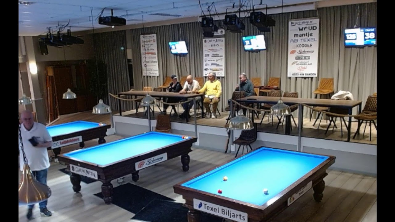 Texelse Biljart Kampioenschappen 2026 | dinsdag libre | Webcam 2