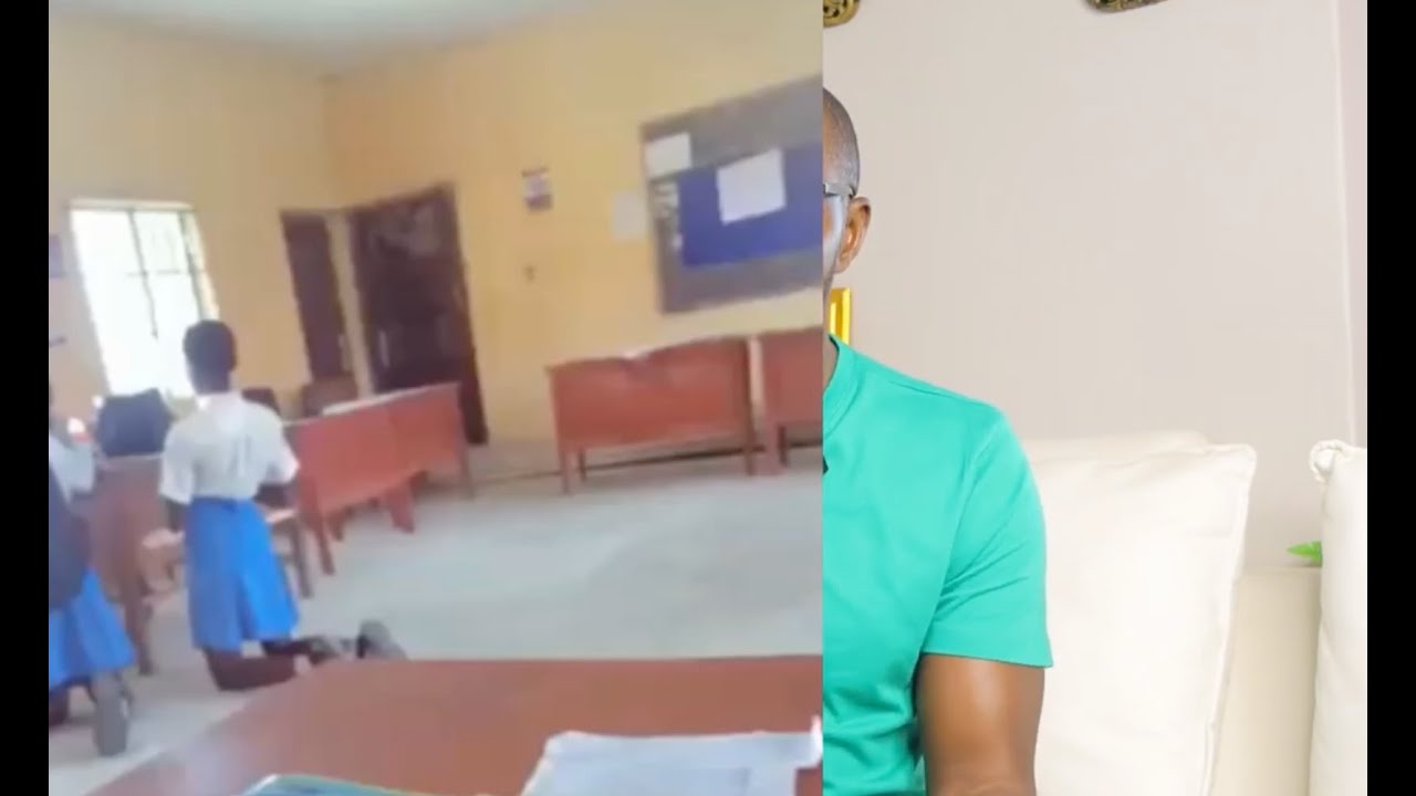 P&ograve;lice + GES must d&egrave;al with this teacher! viral video of teacher stepp&igrave;&ntilde;g on a st&ugrave;dent