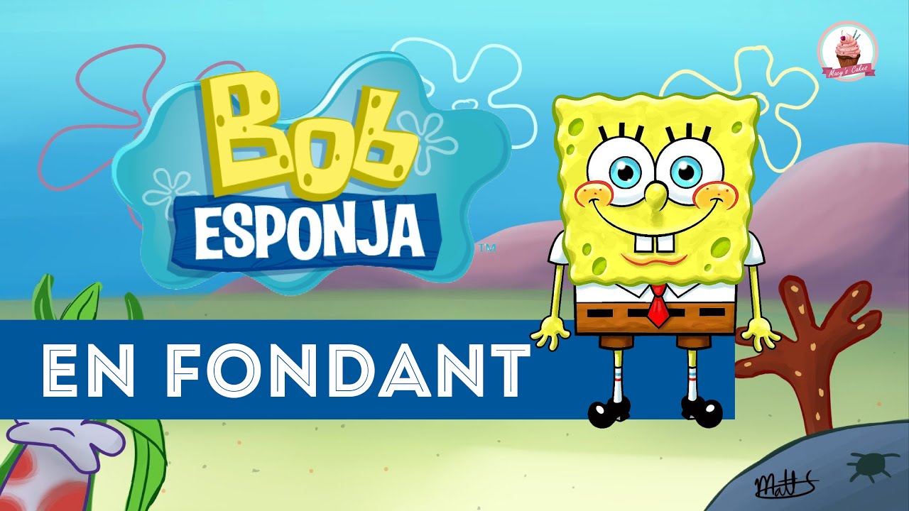 Bob Esponja Fondant | Como hacer Bob Esponja en fondant | Macys Cakes