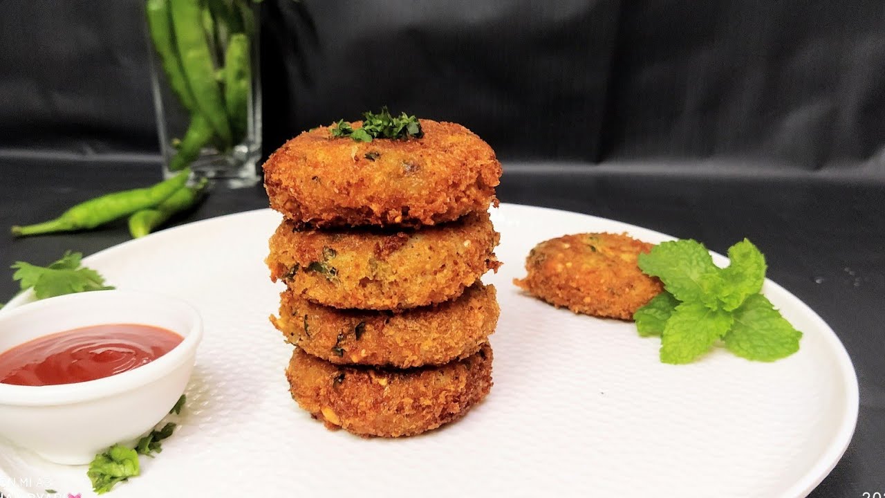 Peanut Cutlet Recipe| Aloo peanut cutlet | Peanut tikki recipe