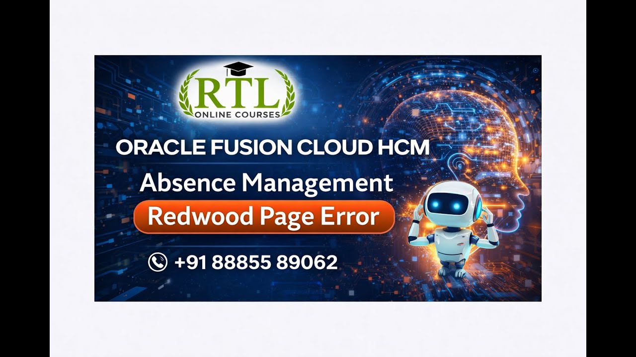 Oracle Fusion Cloud HCM Absence Management Redwood Page Issues