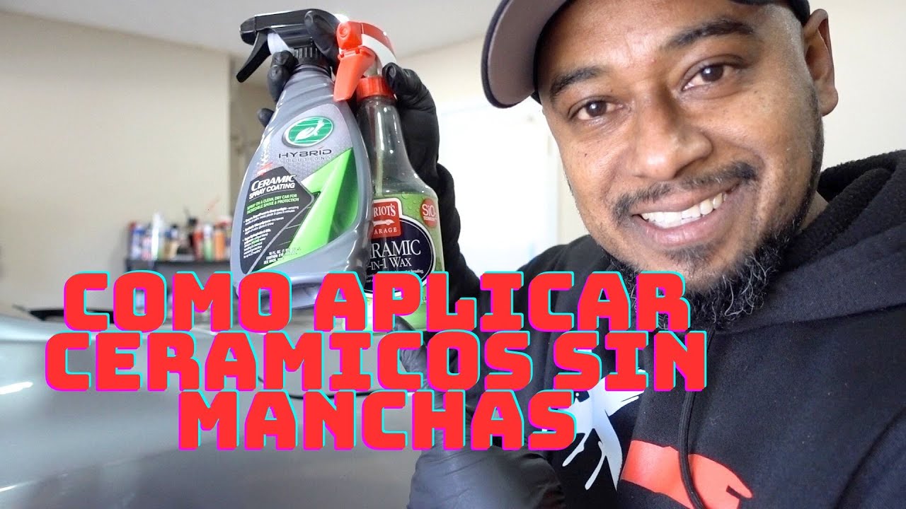 Como Aplicar Ceramicos en Spray Sin Dejar Manchas