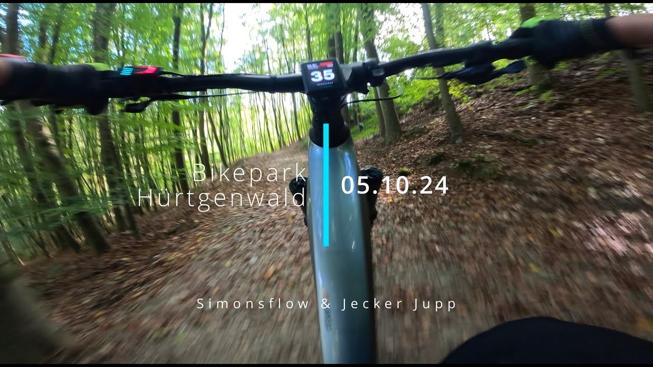 DIMB Bikepark Hürtgenwald Rureifel 05.10.24 eMtb Simonsflow & Jecker Jupp in Kombination Wernair