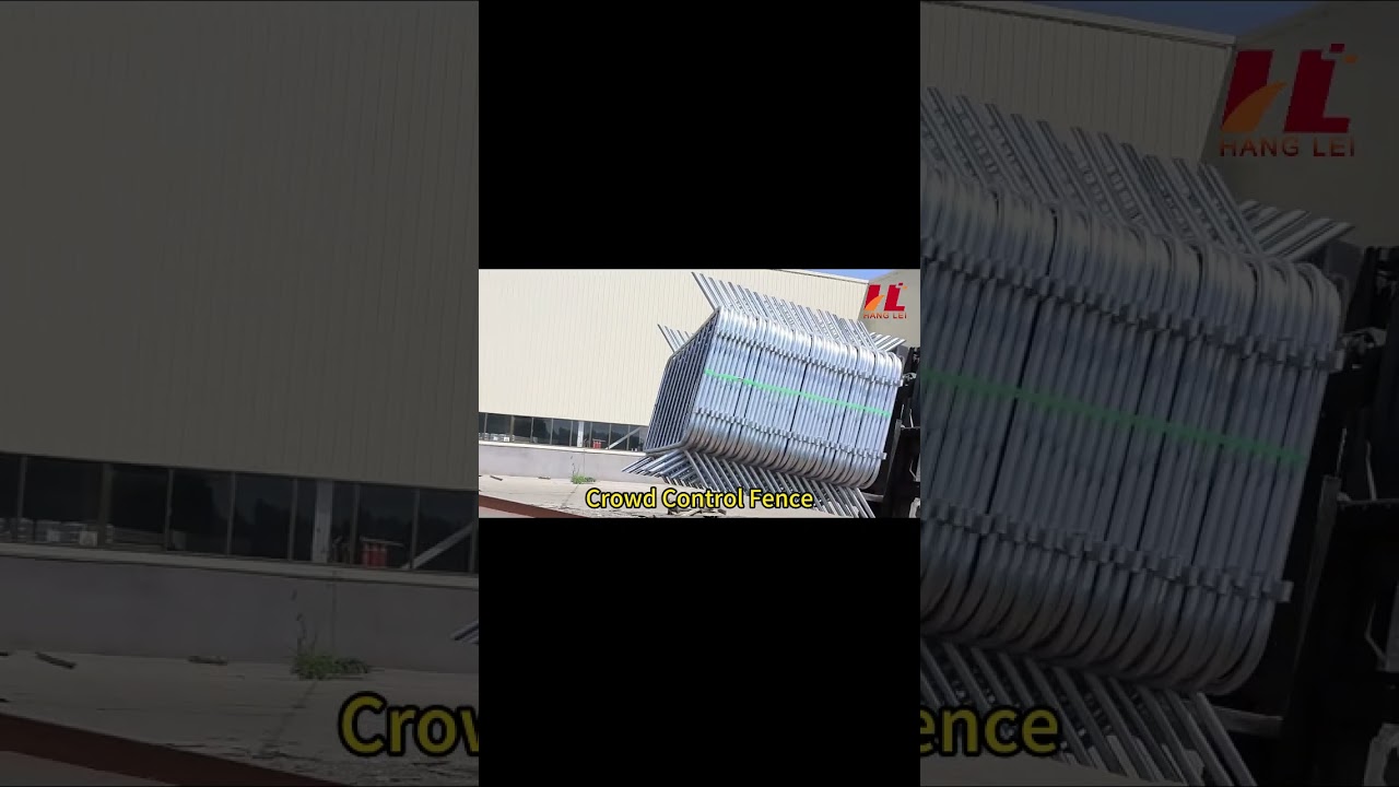 Removable Welded Crowd Control Road Safety Barrier Temporary Fence Panels Barricades