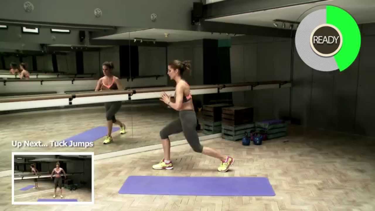5 minute HIIT blast workout with Amanda Byram