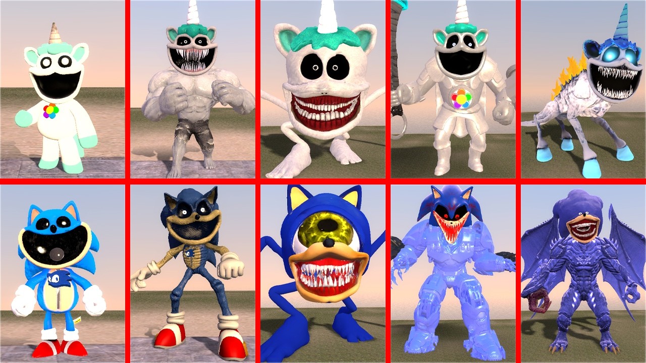 SHIN SONIC RETURNS vs EVOLVED CORN POPPY PLAYTIME – THE FATED BATTLE IN GARRY'S MOD! 💥⚔️