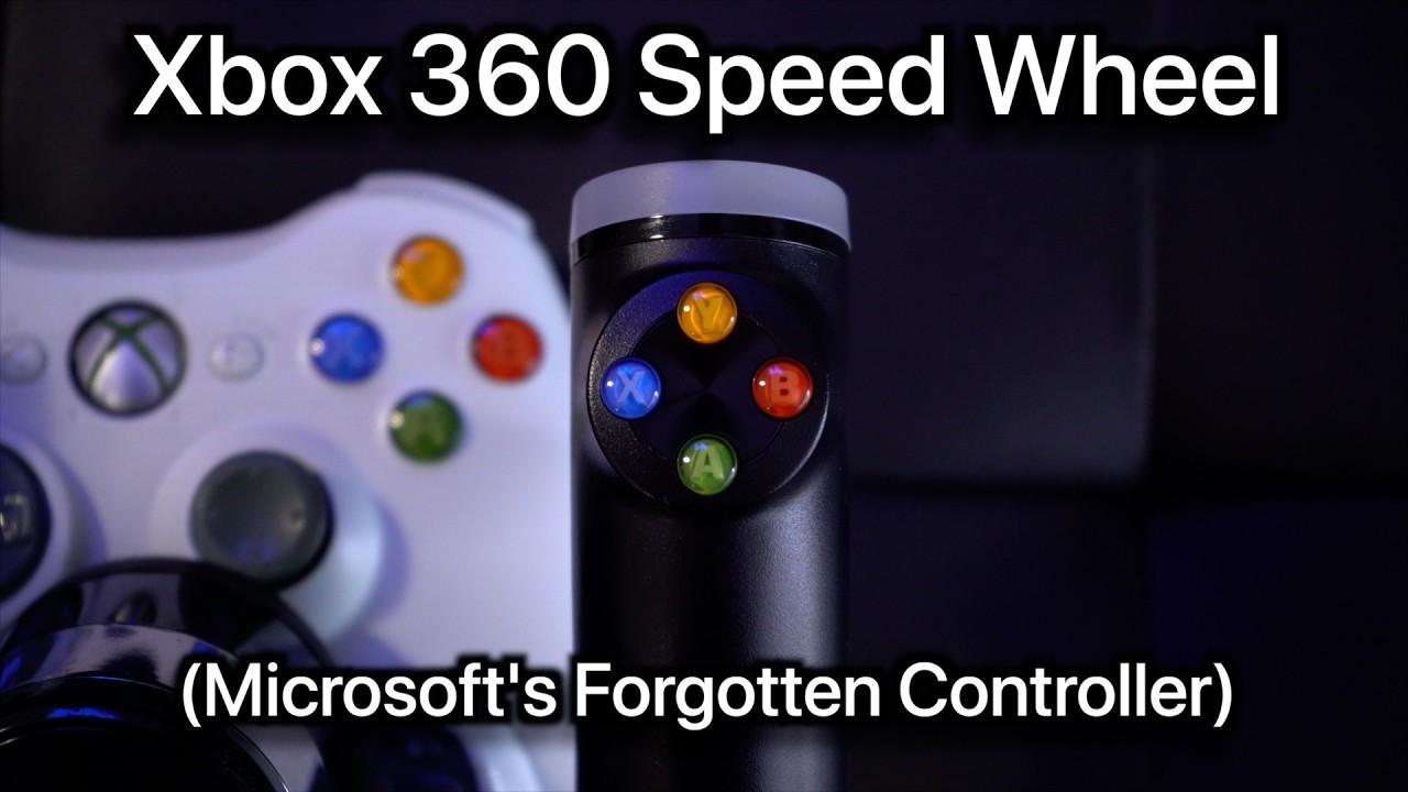 Xbox 360 Speed Wheel (Microsofts Forgotten Controller)
