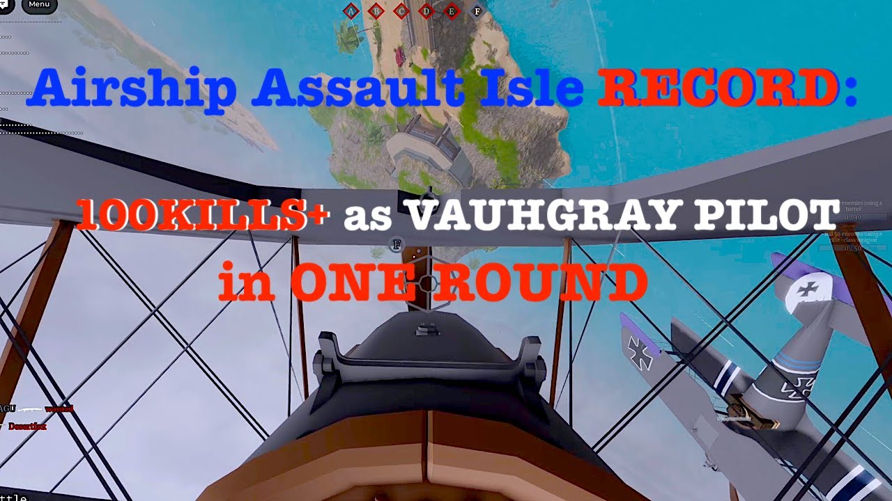 Airship Assault Isle: Vauhgray Pilot Default 100KILLS+