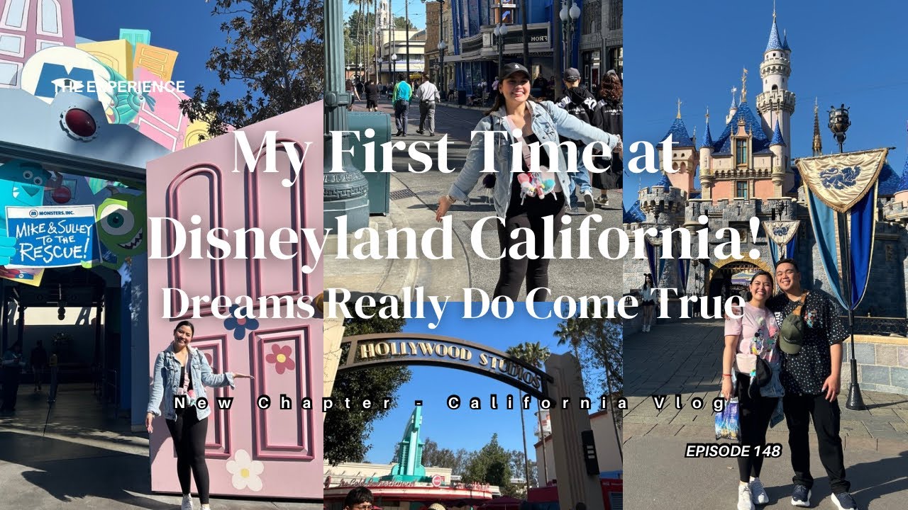 US Vlog 🇺🇸 l My First Time at Disneyland California 💝🌟l heidishaineincali