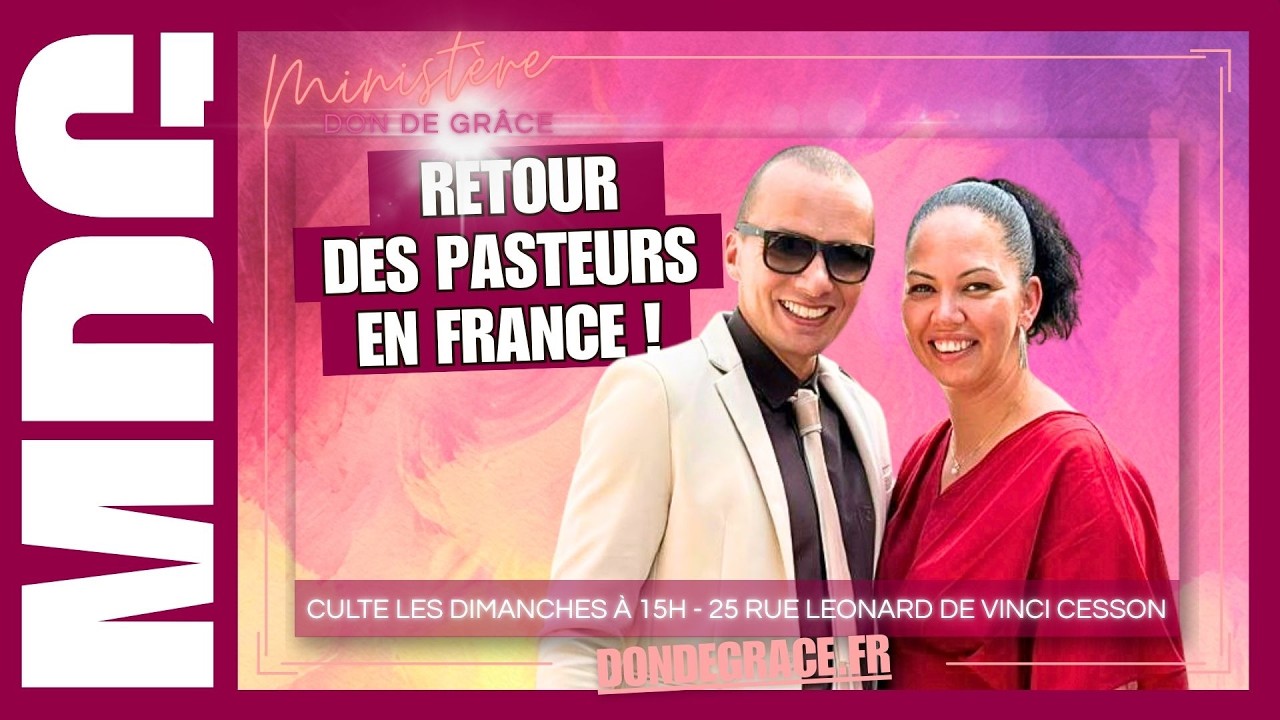 🇫🇷❤️🔥📖 Culte MDG #205  du 08 Mars 2026 / Retour des pasteurs en France / Ahitophel