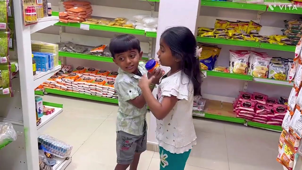 माऊली सुपर मार्केट मध्ये लपाछपी खेळताना तनु पडली 🫢#लपाछपी