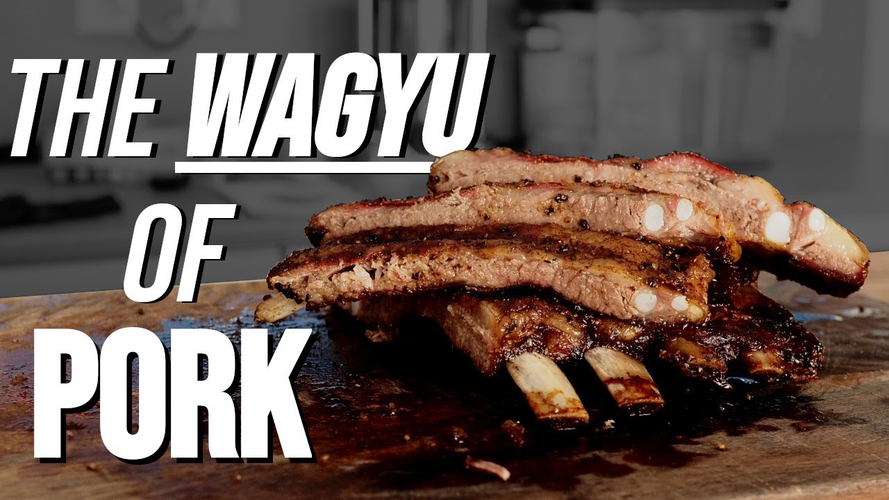 These Delicious Smoked IBERICO Spare Ribs Are The WAGYU Of Pork