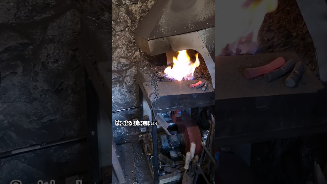 I still don't know if this is the smallest blacksmithing workshop in to UK but I has to be close 😅