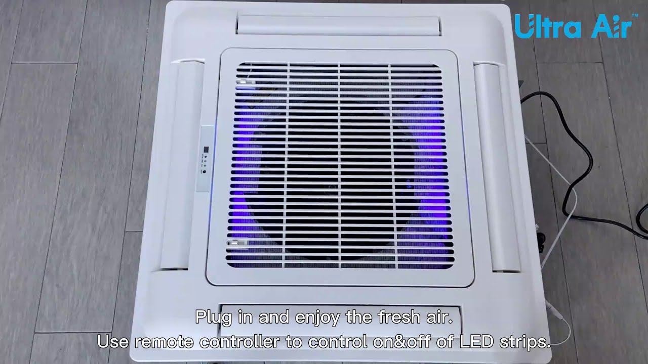 ASLS50AR: LED UV Ultraviolet Light Sterilizer Kit for Cassette HVAC Air Conditioner FCU Disinfect